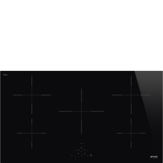 Smeg Universal Si2951d Piano Cottura Nero da Incasso 90 Cm Piano Cottura a Induzione 5 Fornello(i)