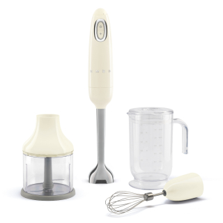 Smeg Frullatore Immersione con Accessori 50's Style – Panna Lucido – Hbf03creu