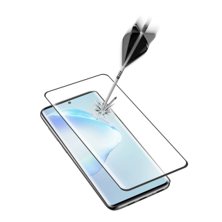 Cellularline Impact Glass Curved - Galaxy S20+ Vetro Temperato Curvo, Resistente e Ultra Sottile