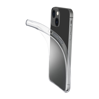 Cellularline Fine - Iphone 14 Cover in Gomma Morbida Ultra Sottile e Trasparente