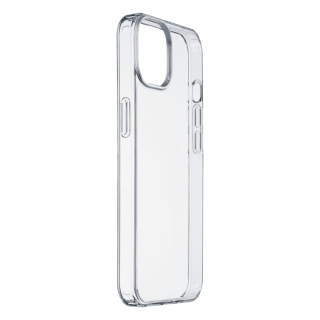 Cellularline Clear Strong - Iphone 14 Plus Custodia Rigida con Bordi in Gomma - con Tecnologia Antibatterica Integrata