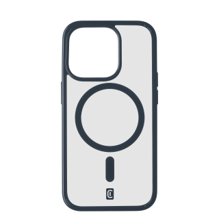 Cellularline Pop Mag - Iphone 15 Pro Max Custodia Trasparente con Bordi Colorati Compatibile con Ecosistema Magsafe