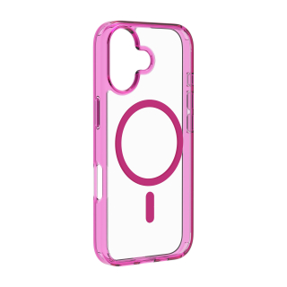 Cellularline Iconic Mag - Iphone 17 Custodia Trasparente con Bordi Colorati Compatibile con Ecosistema Magsafe