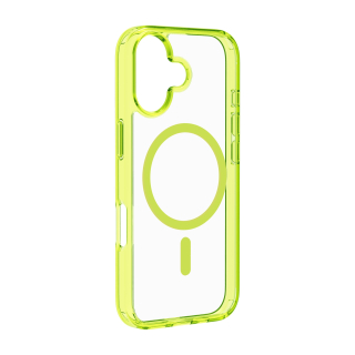 Cellularline Iconic Mag - Iphone 17 Custodia Trasparente con Bordi Colorati Compatibile con Ecosistema Magsafe