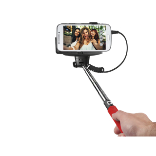Sbs Teselfishaftr Bastone per Selfie Smartphone Rosso
