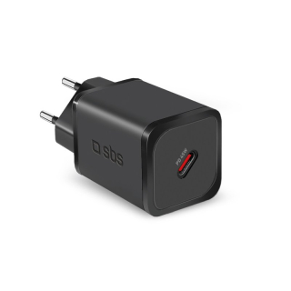 Sbs Tetrgan1c45w Caricabatterie per Dispositivi Mobili Cuffie, Computer Portatile, Smartphone, Orologio Intelligente, Tablet Nero Ac Ricarica Rapida Interno