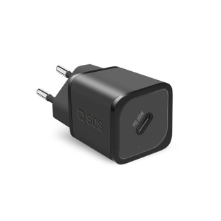Sbs Tetrgan1c20k Caricabatterie per Dispositivi Mobili Cuffie, Altoparlante Portatile, Smartphone, Orologio Intelligente, Tablet Blu Ac Ricarica Rapida Interno