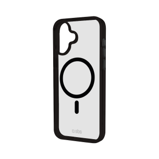 Sbs Mag Frame Custodia per Cellulare 15,5 Cm (6.1") Cover Nero, Trasparente