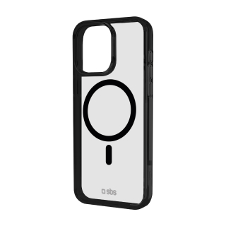 Sbs Mag Frame Custodia per Cellulare 16 Cm (6.3") Cover Nero, Trasparente