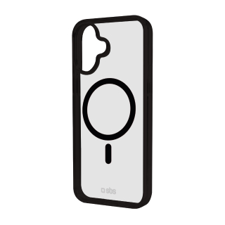Sbs Mag Frame Custodia per Cellulare 17 Cm (6.7") Cover Nero, Trasparente