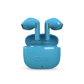 Sbs Go Pods Auricolare True Wireless Stereo (tws) In-ear Musica e Chiamate Usb Tipo-c Bluetooth Blu