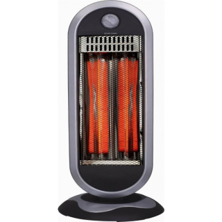 Zephir Zcrb901 Stufetta Elettrica Interno e Esterno Nero 900 W Riscaldatore di Ambienti Elettrico Alogeno