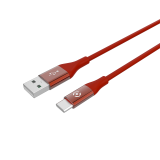 Celly Usbtypeccolorrd Cavo Usb Usb 2.0 1 M Usb a Usb C Rosso