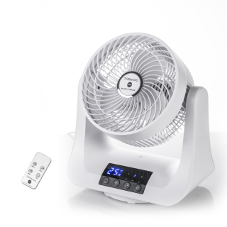 Macom Ventilatore Tornado Doppia Oscillazione Automatica 3 Velocitàtelecomando Incluso