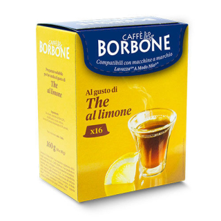 Caffè Borbone Capsule per Lavazza a Modo Mio Tè al Limone 16 Pz