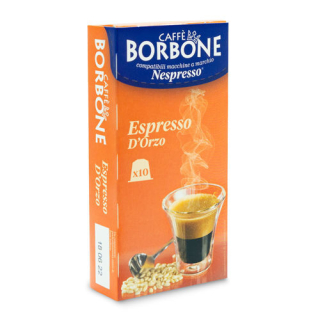 Caffè Borbone Capsule per Nespresso Espresso D'orzo Capsule Caffè 10 Pz