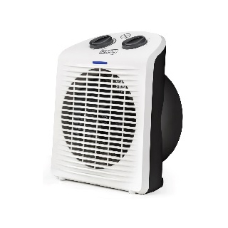 Black & Decker Bxsh2000e Stufetta Elettrica Interno Nero, Bianco 2000 W Riscaldatore Ambiente Elettrico con Ventilatore