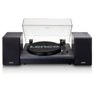 Lenco Ls-301bk Piatto Audio Giradischi con Trasmissione a Cinghia Nero Manuale