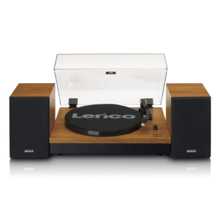 Lenco Ls-310wd Piatto Audio Giradischi con Trasmissione a Cinghia Nero, Legno Manuale