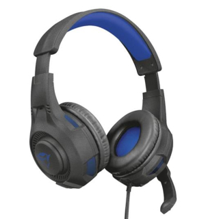 Trust Gxt 307b Ravu Gaming Headset For Ps4 Auricolare Cablato a Padiglione Nero, Blu