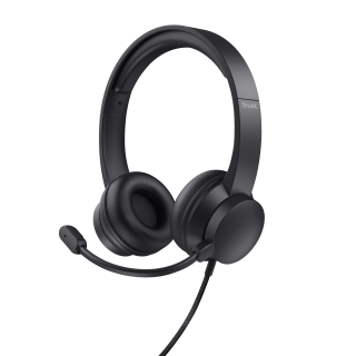 Trust Rydo Auricolare Cablato a Padiglione Musica e Chiamate Usb Tipo a Nero