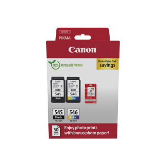 Canon 8287b008 Cartuccia D'inchiostro 2 Pz Originale Nero, Ciano, Magenta, Giallo