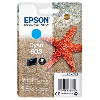 Epson 603 Stella Marina Cartuccia Inchiostro Originale Ciano 1pz