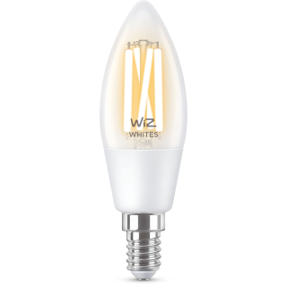 Wiz Lampadina Smart Filament Dimmerabile Luce Bianca da Calda a Fredda Attacco E14 40w Candela