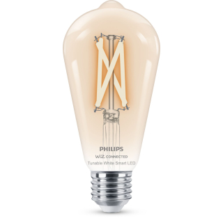 Philips Led Lampadina Smart Filament Dimmerabile Luce Bianca da Calda a Fredda Attacco E27 60w Edison
