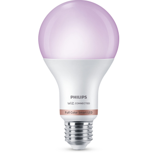 Philips Led Lampadina Smart Dimmerabile Luce Bianca o Colorata Attacco E27 100w Goccia