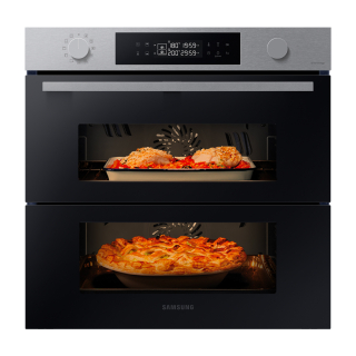 Samsung Nv7b45403bs Forno Ad Incasso Dual Cook Flex™ Serie 4 76 L A+ Inox