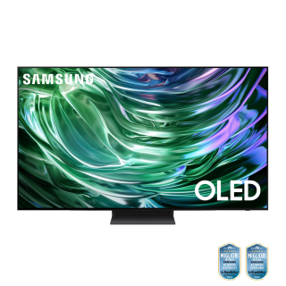 Samsung Tv Oled 4k 65” Qe65s90datxzt Smart Tv Wi-fi Graphite Black 2024, Processore Nq4 Ai Gen2, Self-illuminating Pixels, Laser Slim Design, Dolby Atmos