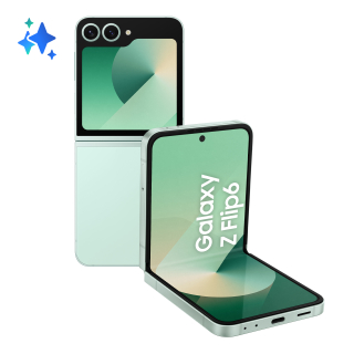 Samsung Galaxy Z Flip6 Smartphone Ai, 512gb, Ram 12gb, Display 3,4" Samoled/6,7" Dynamic Amoled 2x, Mint