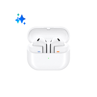 Samsung Galaxy Buds3 Auricolari Ai Open-type True Wireless, Audio Hi-fi, Impermeabilità Ip57, White