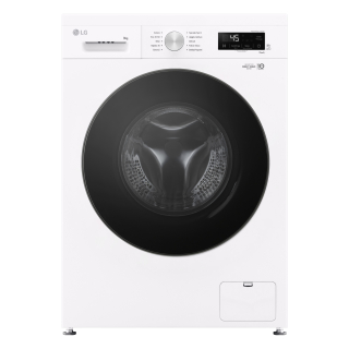 Lg F4nx1009nwb Lavatrice Smart 9kg, Classe A, 1400 Giri, 6 Motion, Allergy Care, Bianca