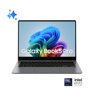 Samsung Galaxy Book5 Pro Intel Core Ultra 7 256v Computer Portatile 35,6 Cm (14") Touch Screen Wqxga+ 16 Gb Lpddr5x-sdram 512 Gb Ssd Wi-fi 7 (802.11be) Windows 11 Home Grigio